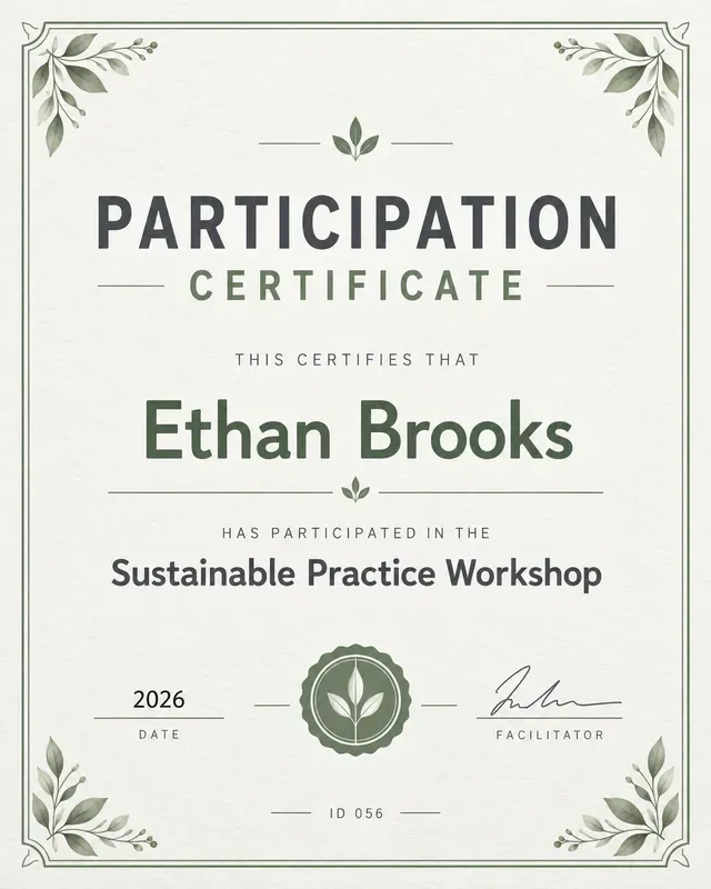 Professional Certificate Recognitions