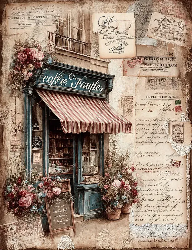 Coffee Junk Journal Ephemera Pages