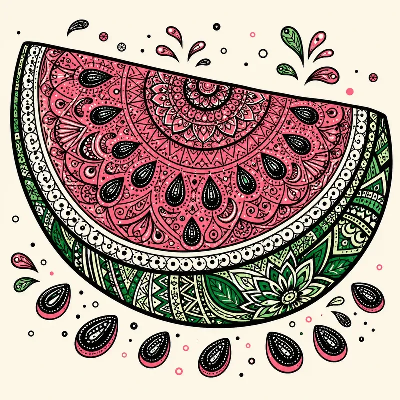 Intricate Zentangle Pattern Art