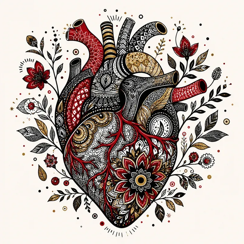 Intricate Zentangle Pattern Art