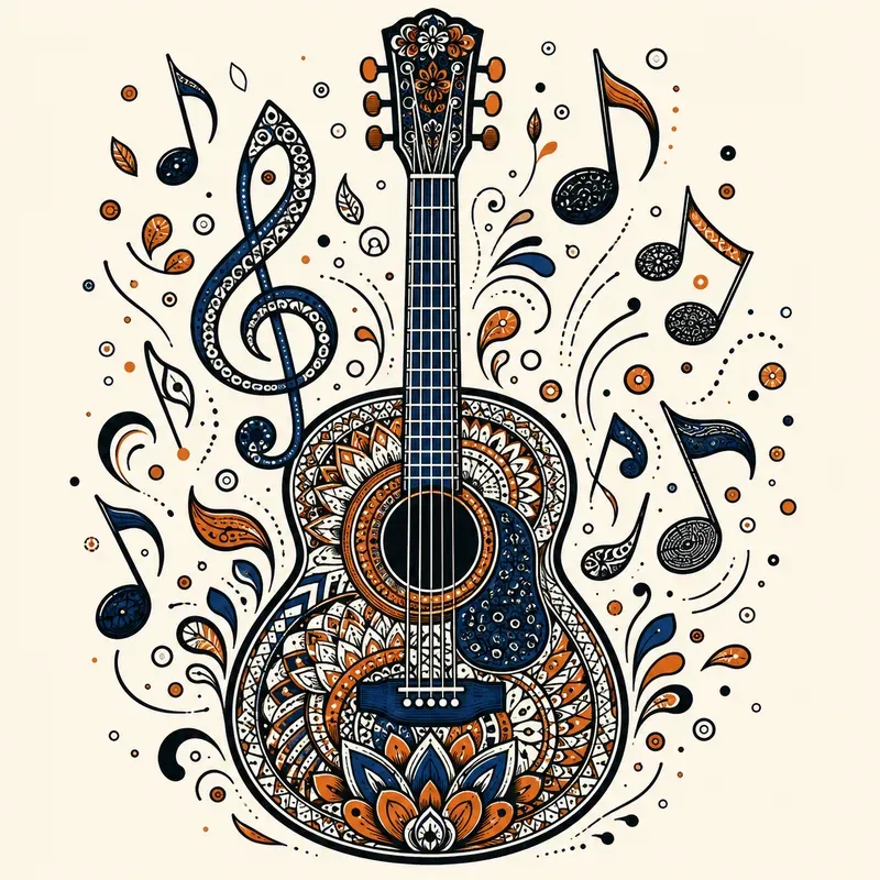 Intricate Zentangle Pattern Art