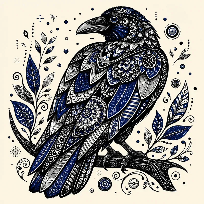 Intricate Zentangle Pattern Art