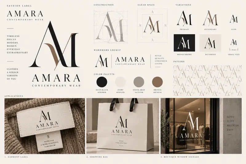 Minimal Monogram Logo Generator