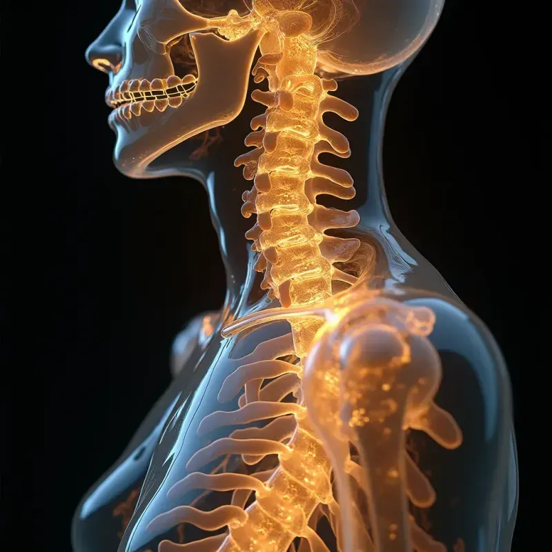 Stained Glass Spines Ethereal Anatomy