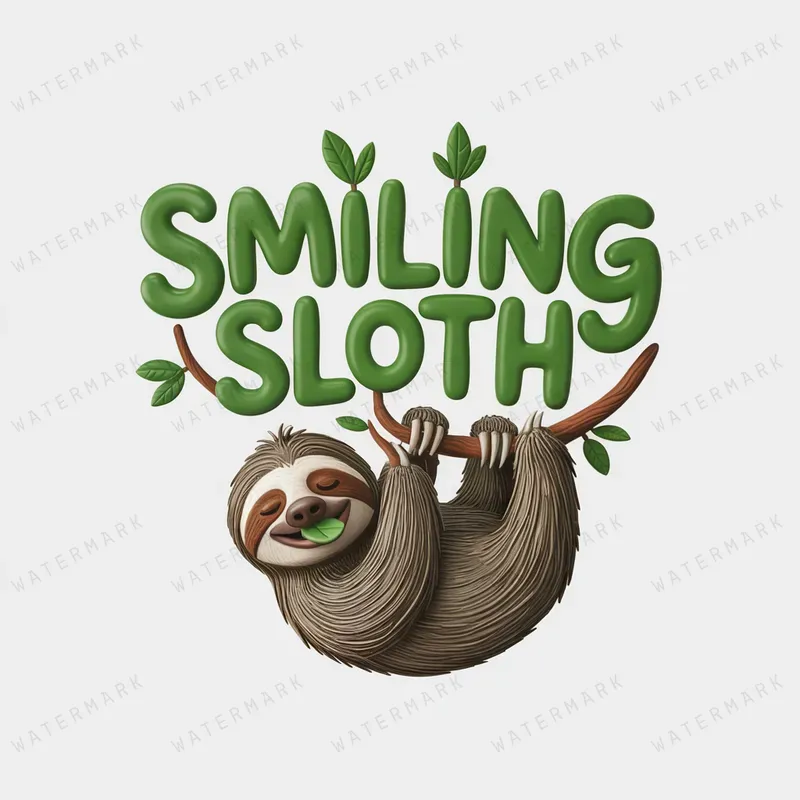 Whimsical 3D Clayart Logos