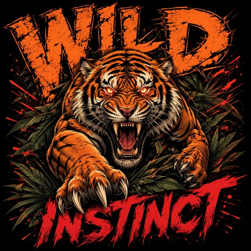 Savage Jungle Typography