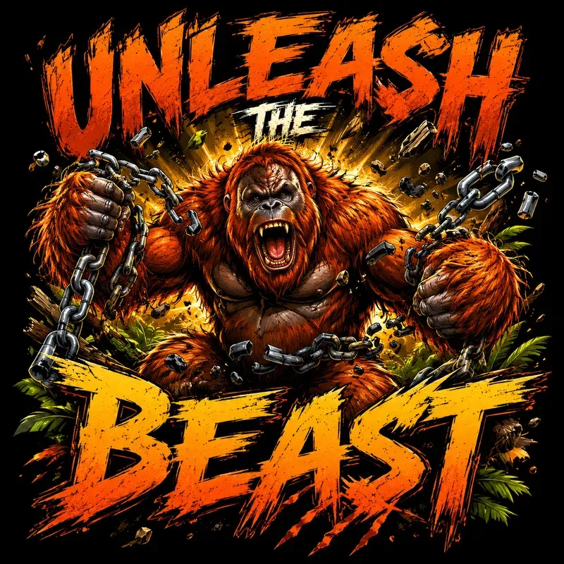 Savage Jungle Typography