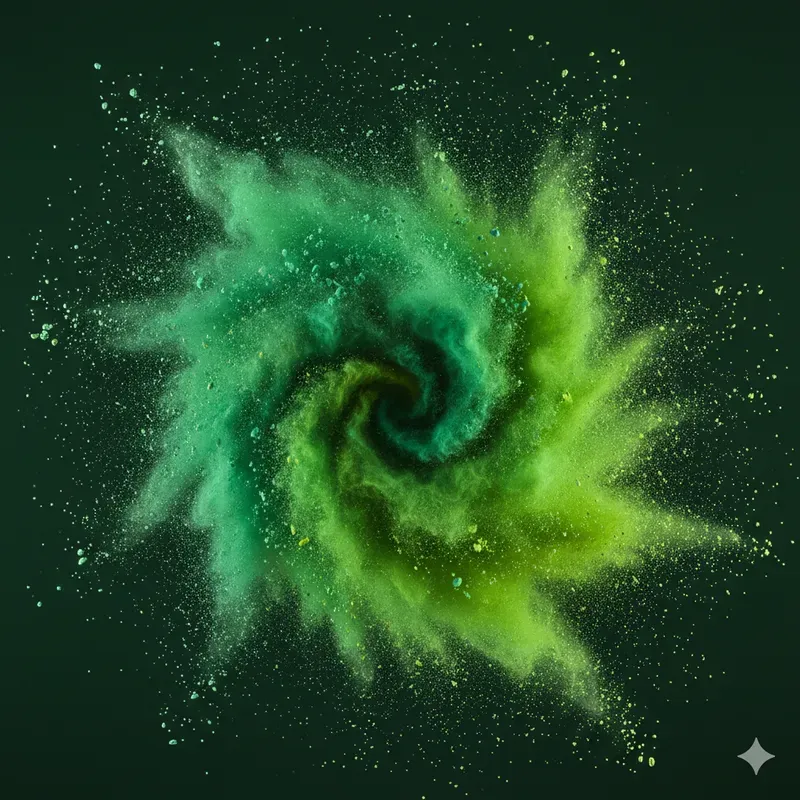 Holi Powder Macro Explosions