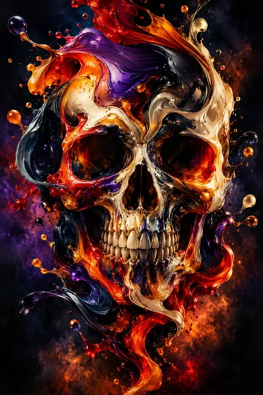Halloween Fluid Splash Collections