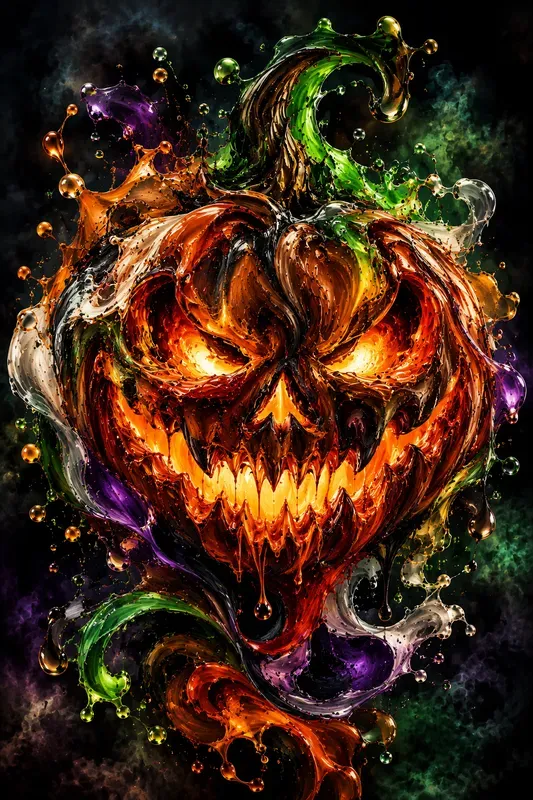 Halloween Fluid Splash Collections