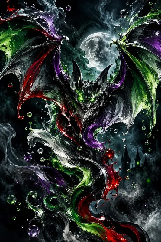 Halloween Fluid Splash Collections