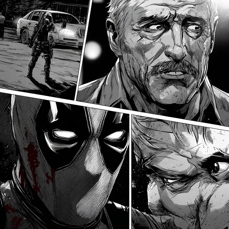 Dark Comic Book Illustrations Of Chaos