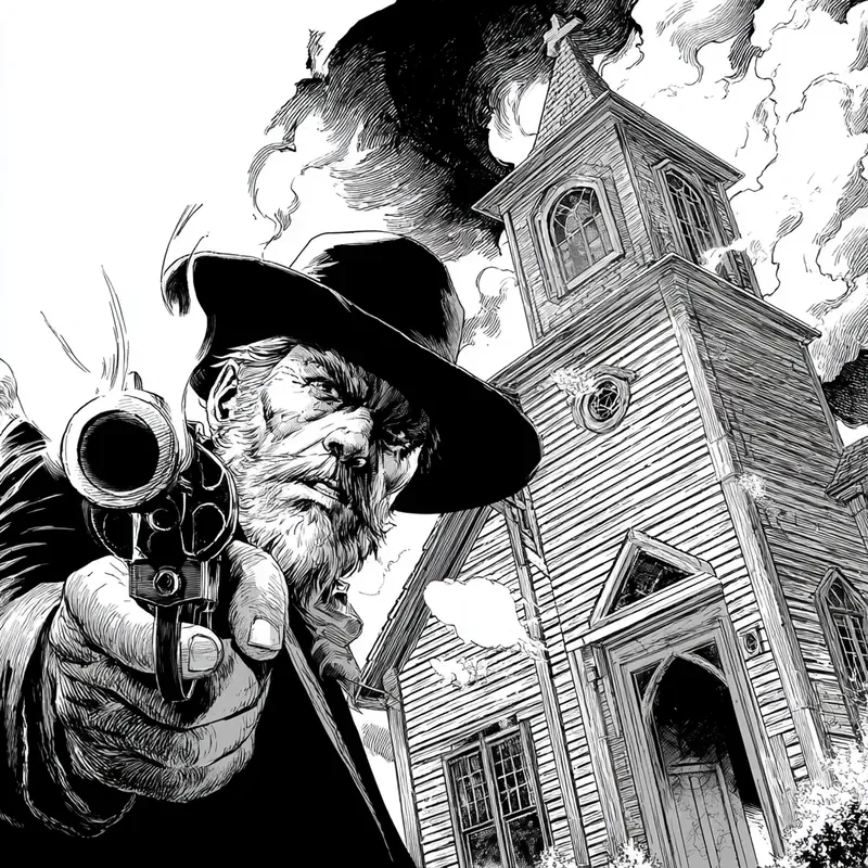 Dark Comic Book Illustrations Of Chaos