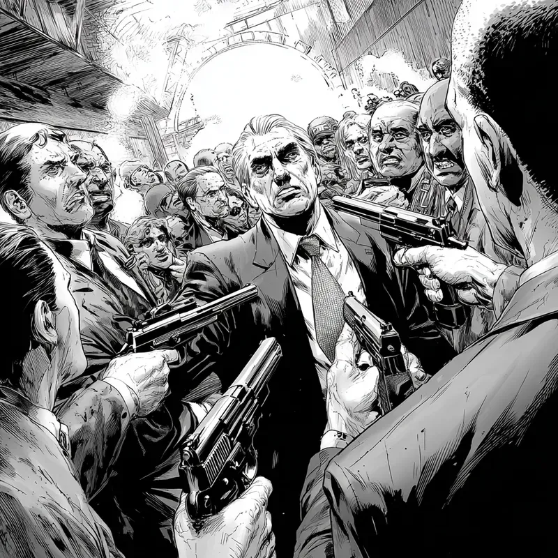 Dark Comic Book Illustrations Of Chaos