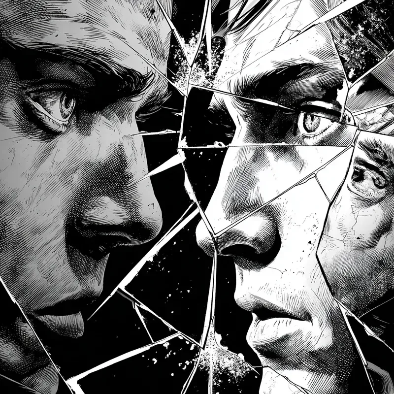 Dark Comic Book Illustrations Of Chaos