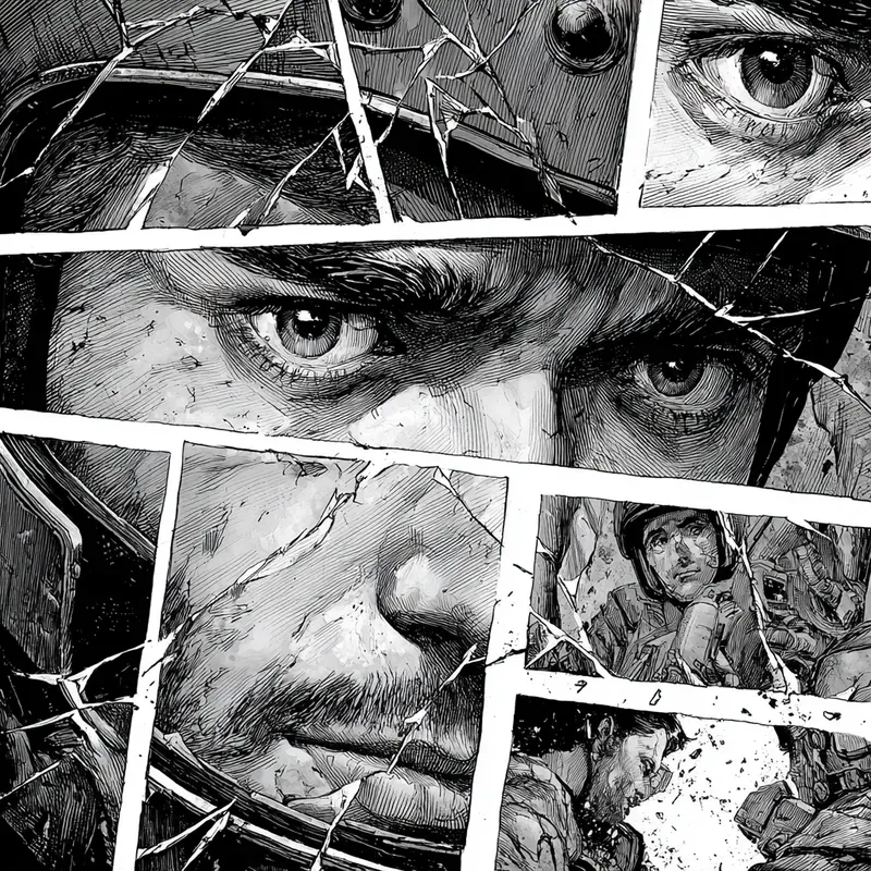 Dark Comic Book Illustrations Of Chaos