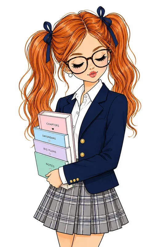 Chic Fashion Girl Illustrations