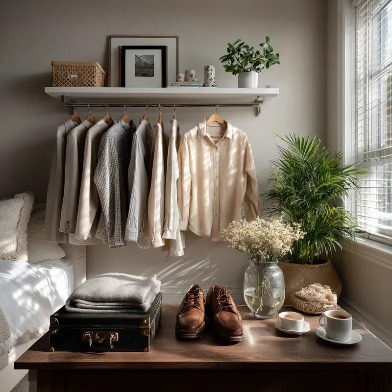 Minimalist Closet Fashion Accessories