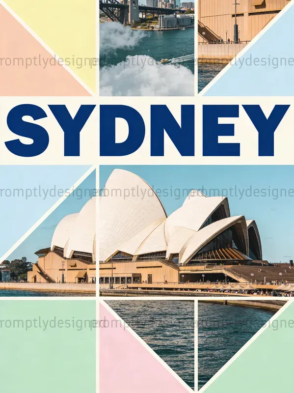City Collage Posters