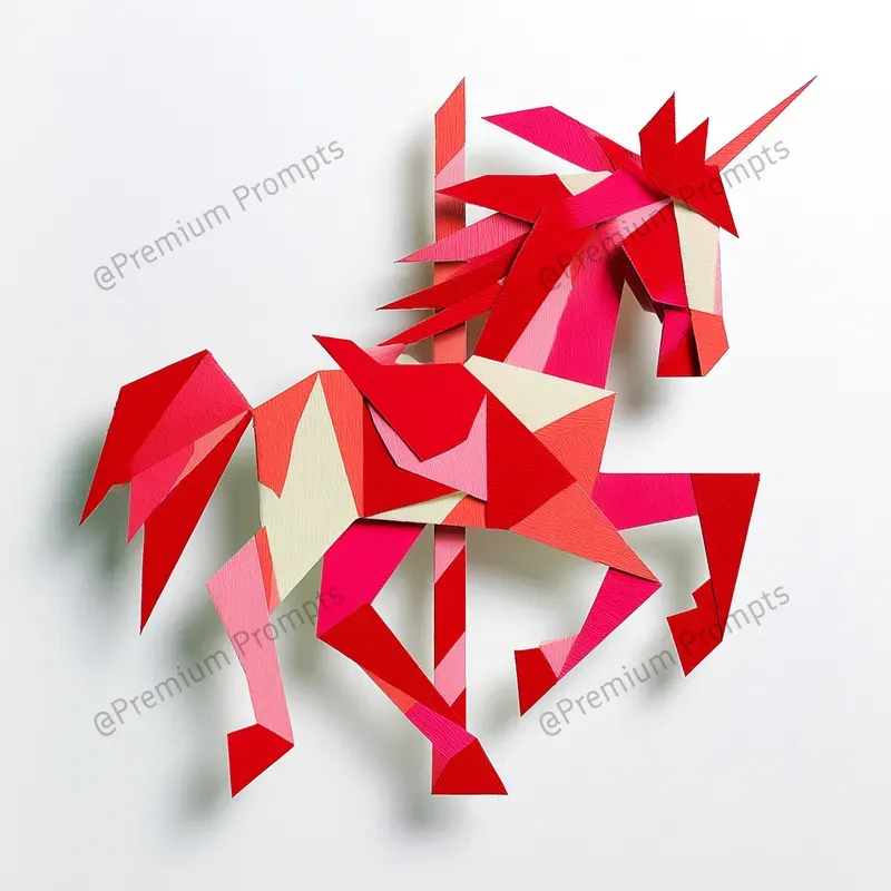 Chic Carnival Folded Paper Cut Cliparts
