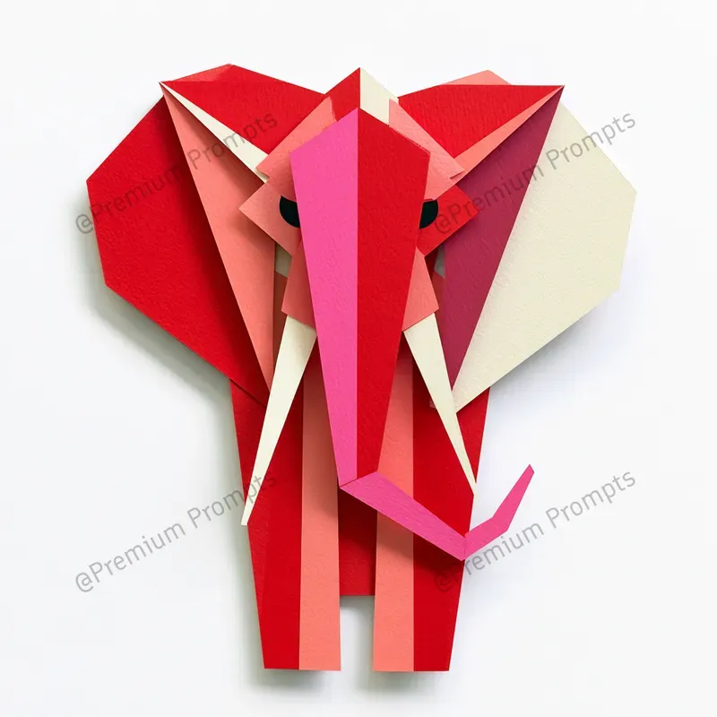 Chic Carnival Folded Paper Cut Cliparts