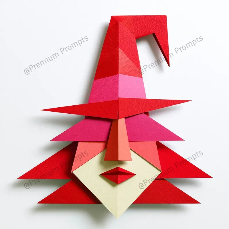 Chic Carnival Folded Paper Cut Cliparts