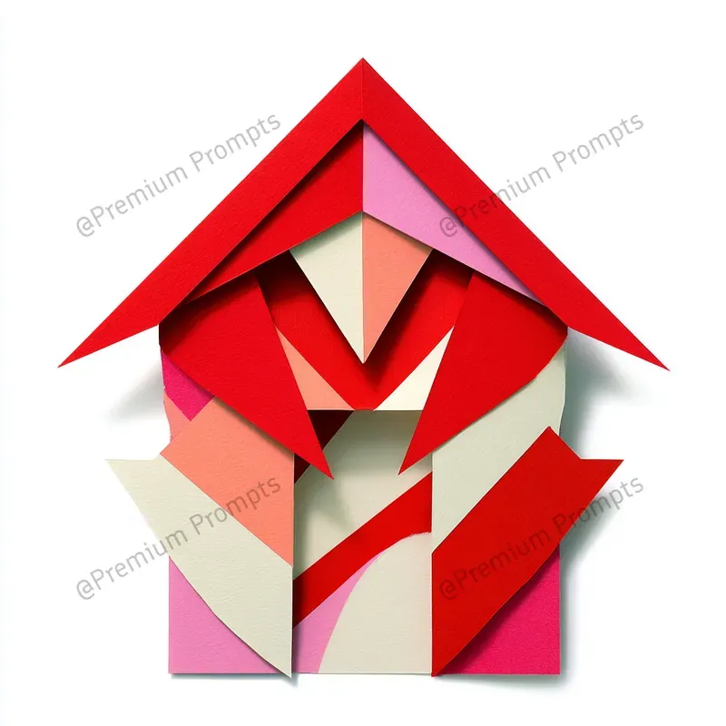 Chic Carnival Folded Paper Cut Cliparts