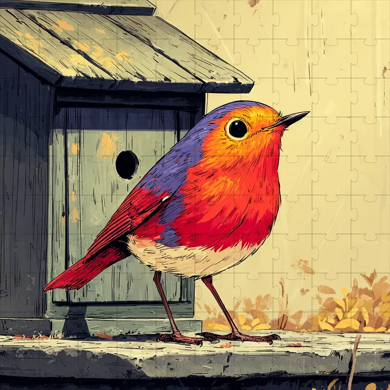 Gouache Painterly Cozy Whimsy Art