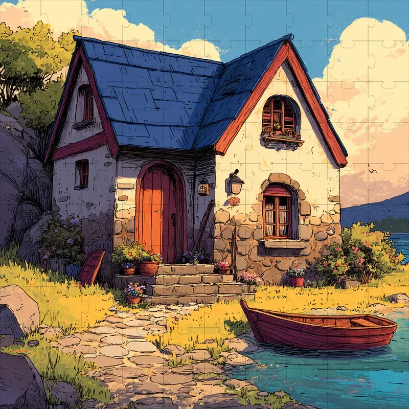 Gouache Painterly Cozy Whimsy Art