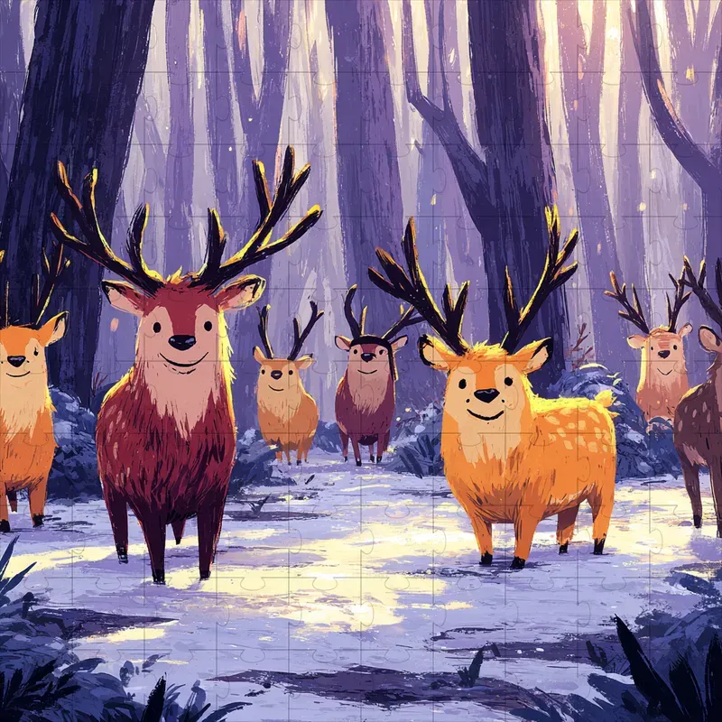 Gouache Painterly Cozy Whimsy Art