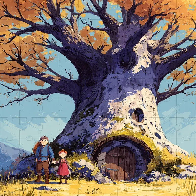 Gouache Painterly Cozy Whimsy Art