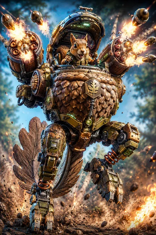 Tiny Animal Battle Mech Generator