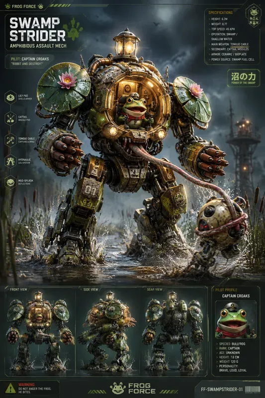 Tiny Animal Battle Mech Generator