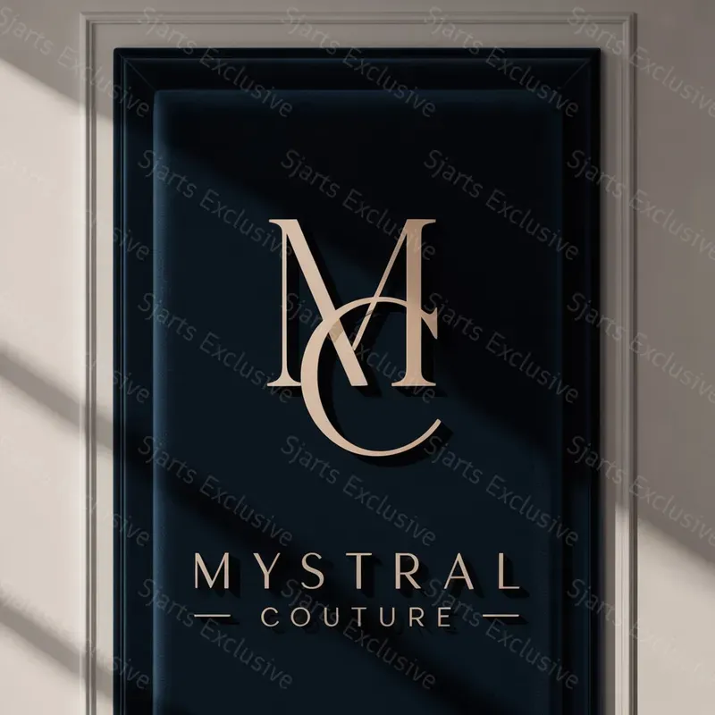 Premium Monogram Wall Logo Designs