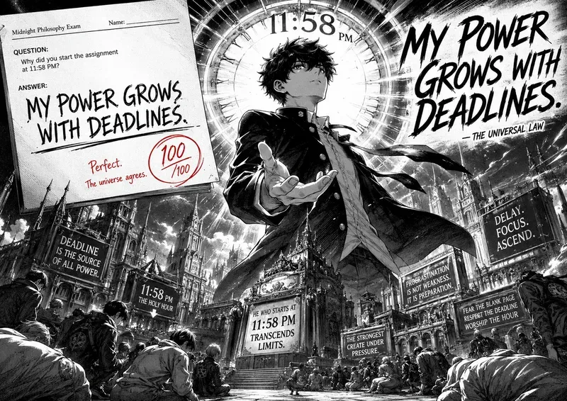 Legendary Anime Exam Meme Generator