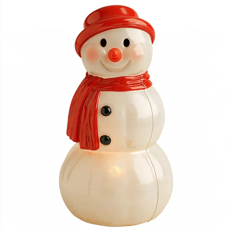 Retro Christmas Blow Mold Cliparts