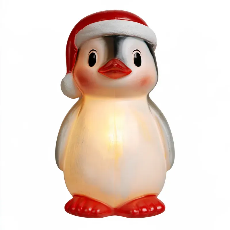 Retro Christmas Blow Mold Cliparts
