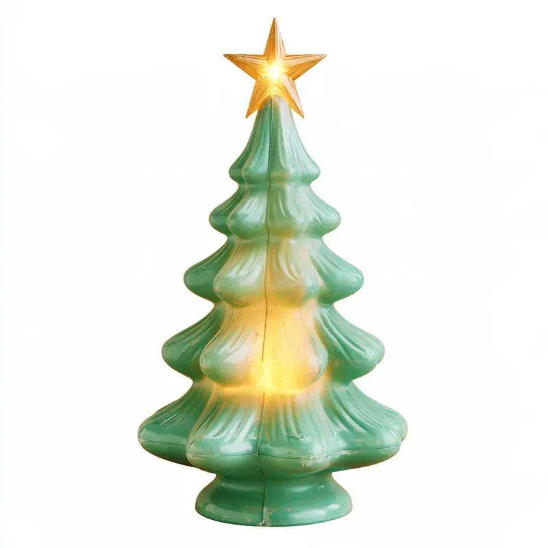 Retro Christmas Blow Mold Cliparts