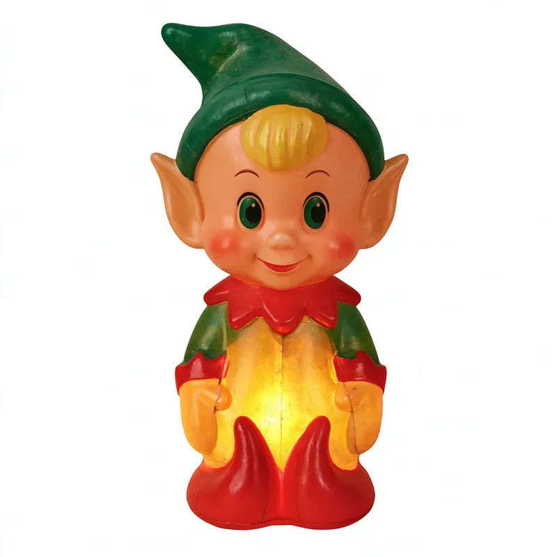 Retro Christmas Blow Mold Cliparts