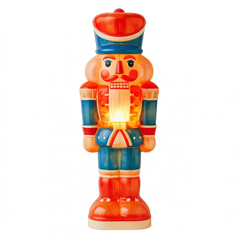 Retro Christmas Blow Mold Cliparts