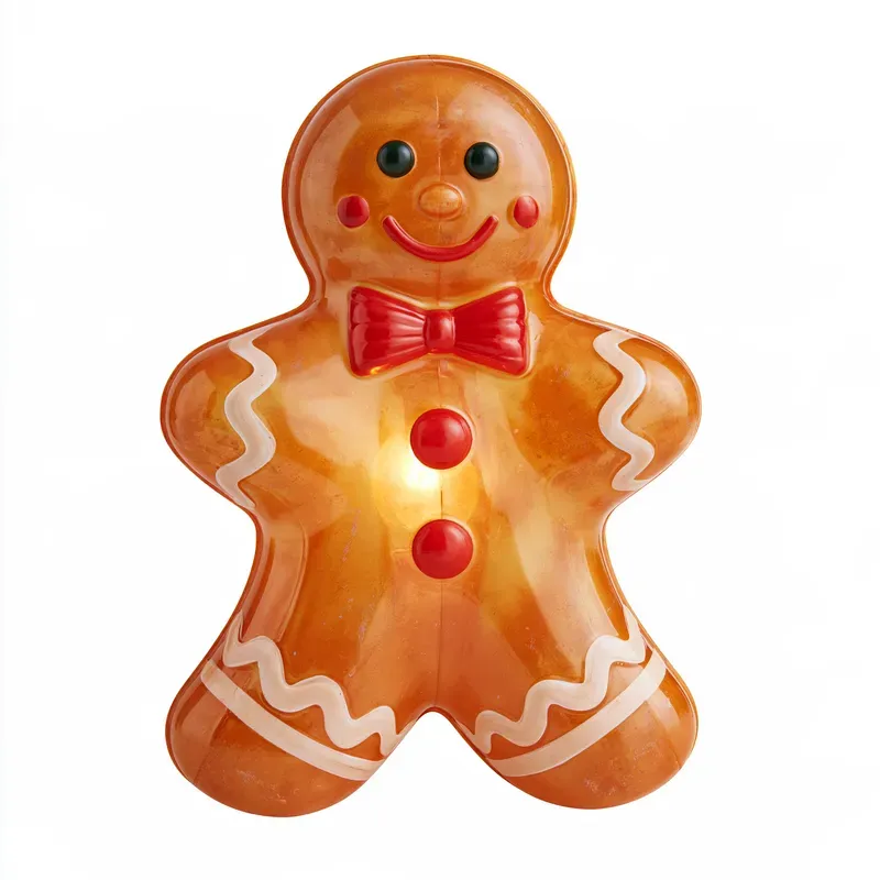 Retro Christmas Blow Mold Cliparts
