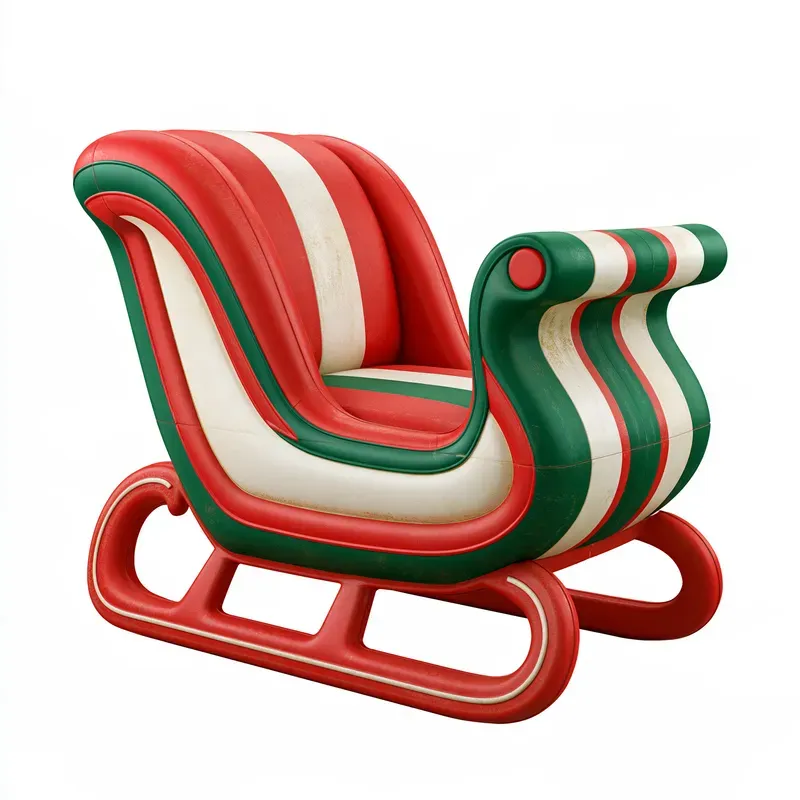 Retro Christmas Blow Mold Cliparts