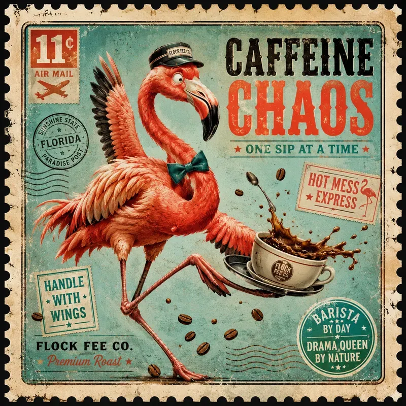 Vintage Animal Stamp Posters