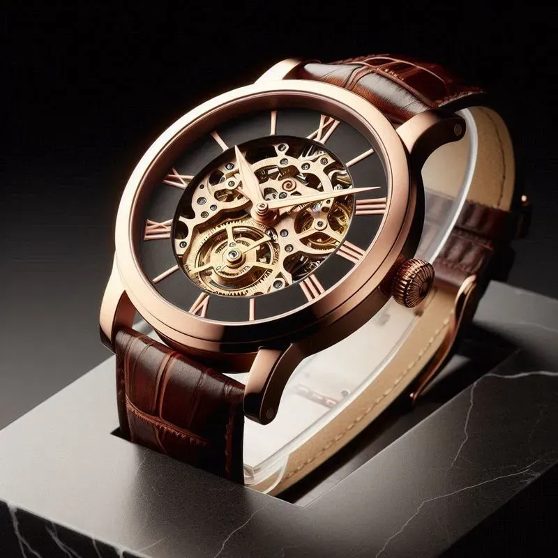 Luxury Skeleton Watch Studios 3D