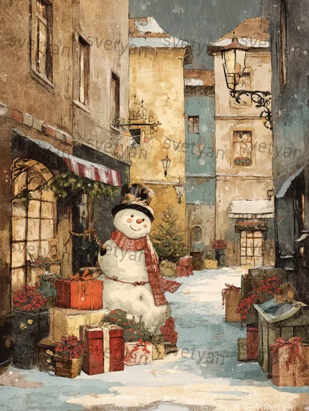 Vintage Christmas Towns