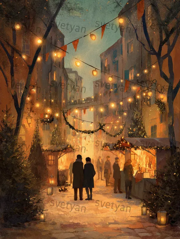 Vintage Christmas Towns