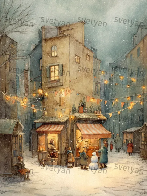 Vintage Christmas Towns