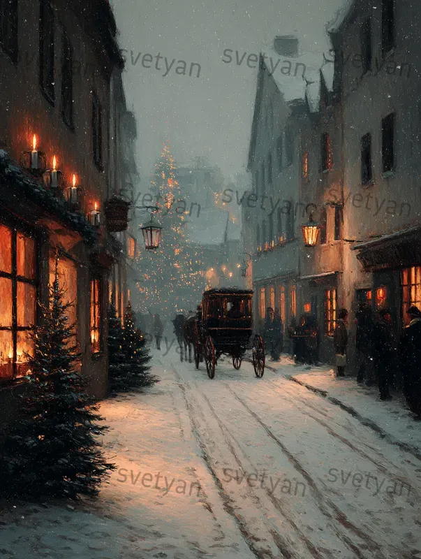 Vintage Christmas Towns
