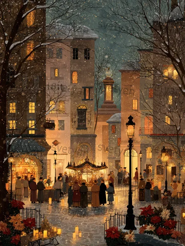 Vintage Christmas Towns