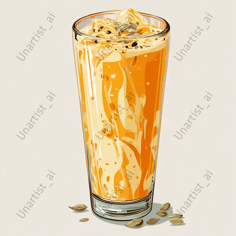 Flat Vector Cocktail Poster Illustrations